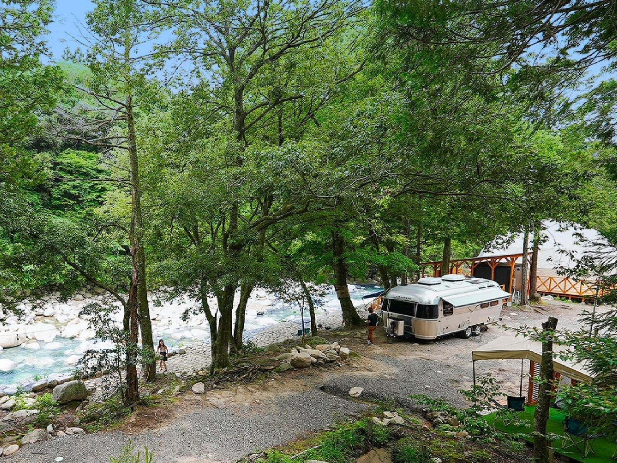 Riverside Glamping Nuts - Vacation Stay 62407V Higashiomi Exterior photo